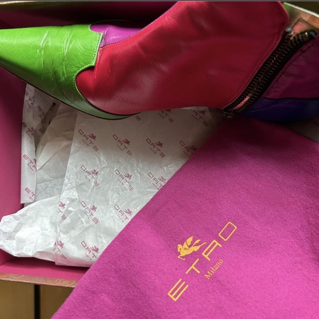 Etro Scarpe da donna: Bottines ETRO cuir multicolore pointure 38  – Usato da Aubonne venduto da erinrose 3