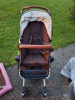 Kinderwagen mit Regenschutz