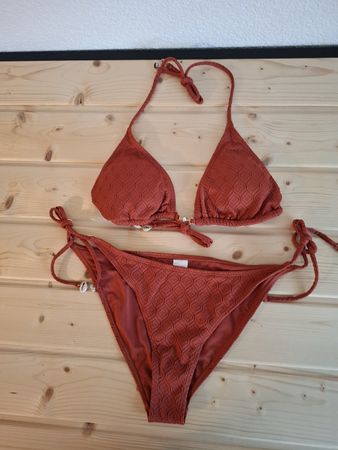 Süsser Bikini im Ethno-Look mit Muscheln, Neu!