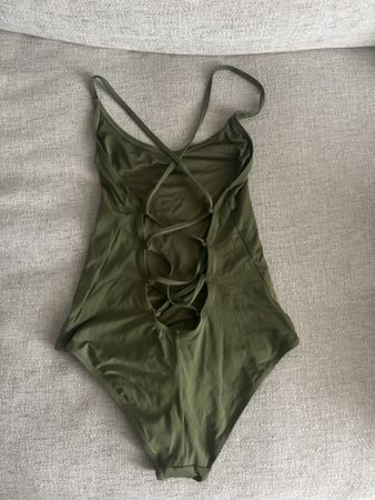 Grüner Badeanzug, S, H&M