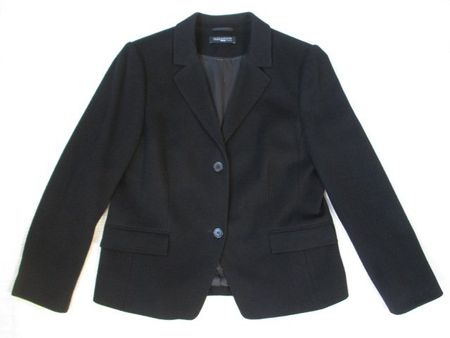 FADENMEISTER BERLIN - schwarzer Kaschmir Blazer Gr. 42/44