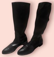 Schwarze Lederstiefel, Gr. 38.5, Top Zustand😍