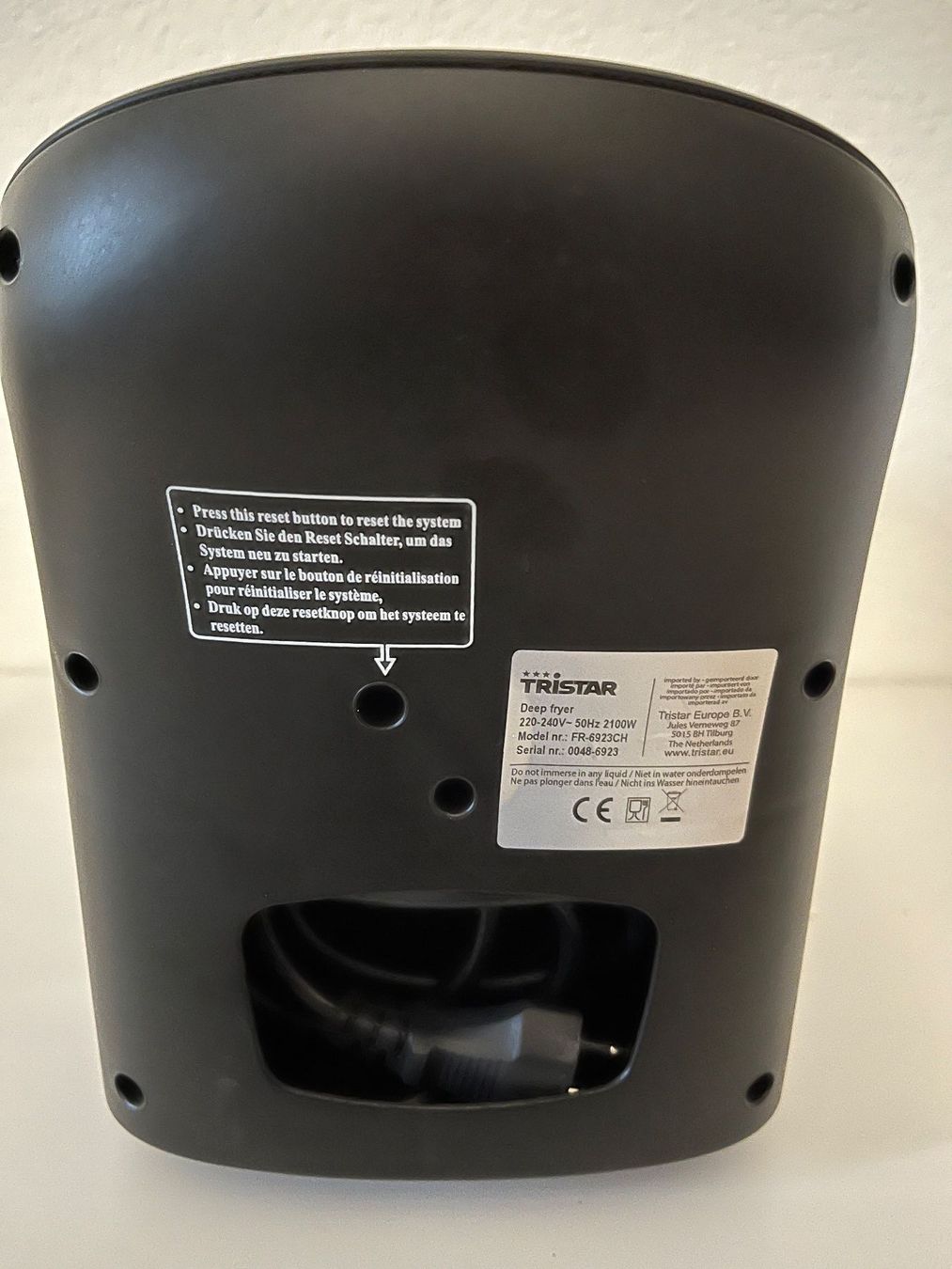 Elettrodomestici da cucina: Fritteuse Tristar, Inhalt 3.5L – Usato da Brügg BE venduto da Cinia 6