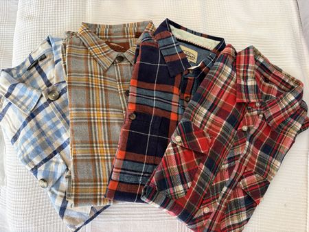 4 Flanellhemden Herren Grösse L  
