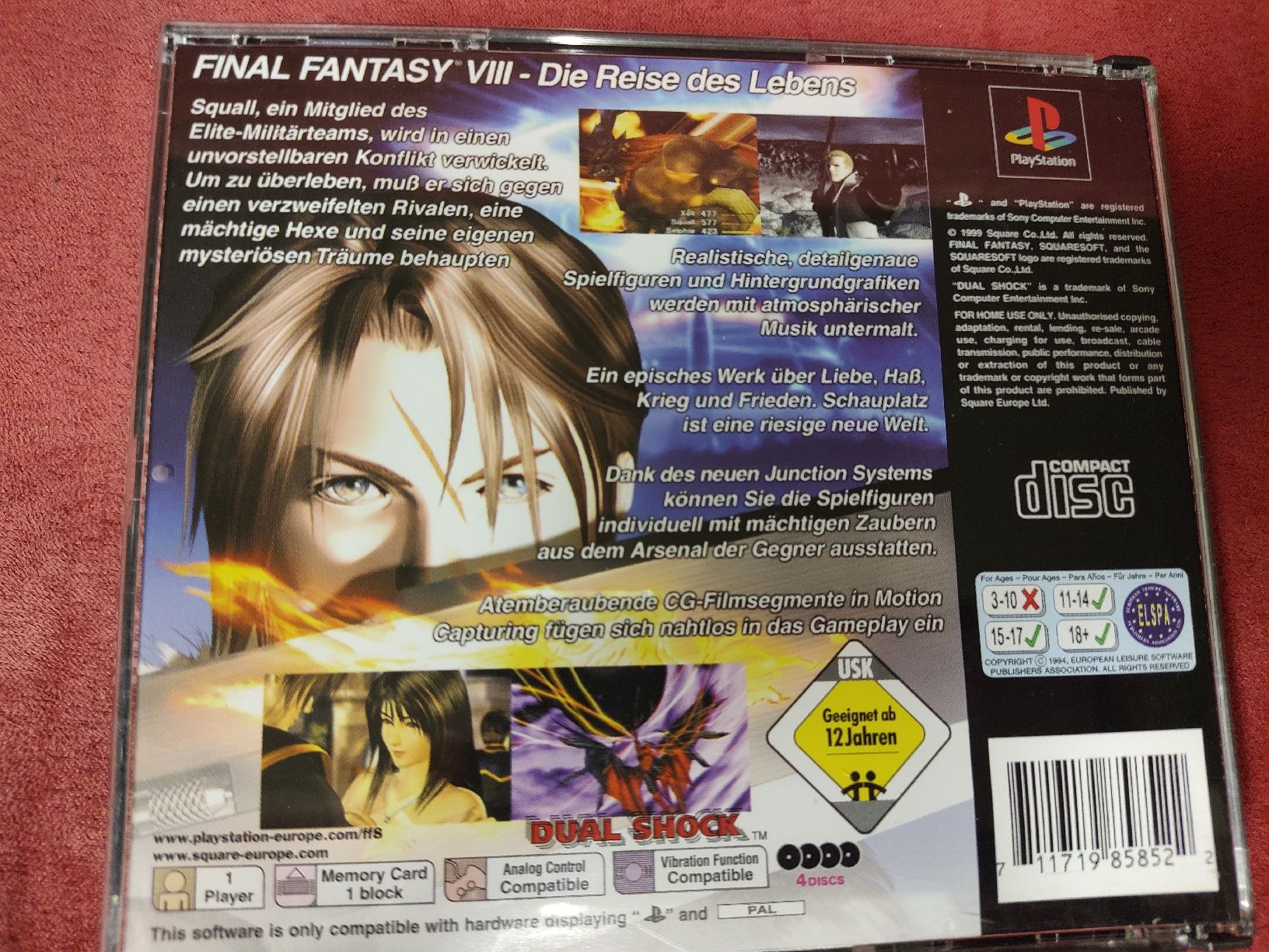 Sony Spiele: Final Fantasy VIII - PS1 - PAL - IT – Gebraucht aus Fribourg von PastGame 1