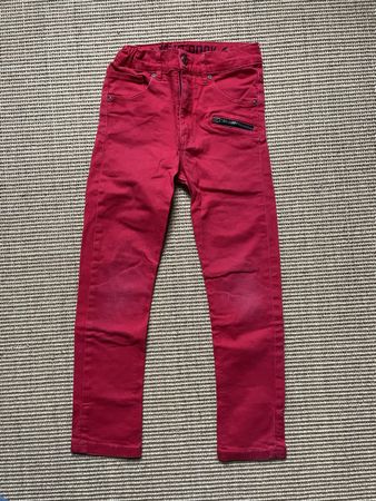 Rote Hose Jeans Grösse 128