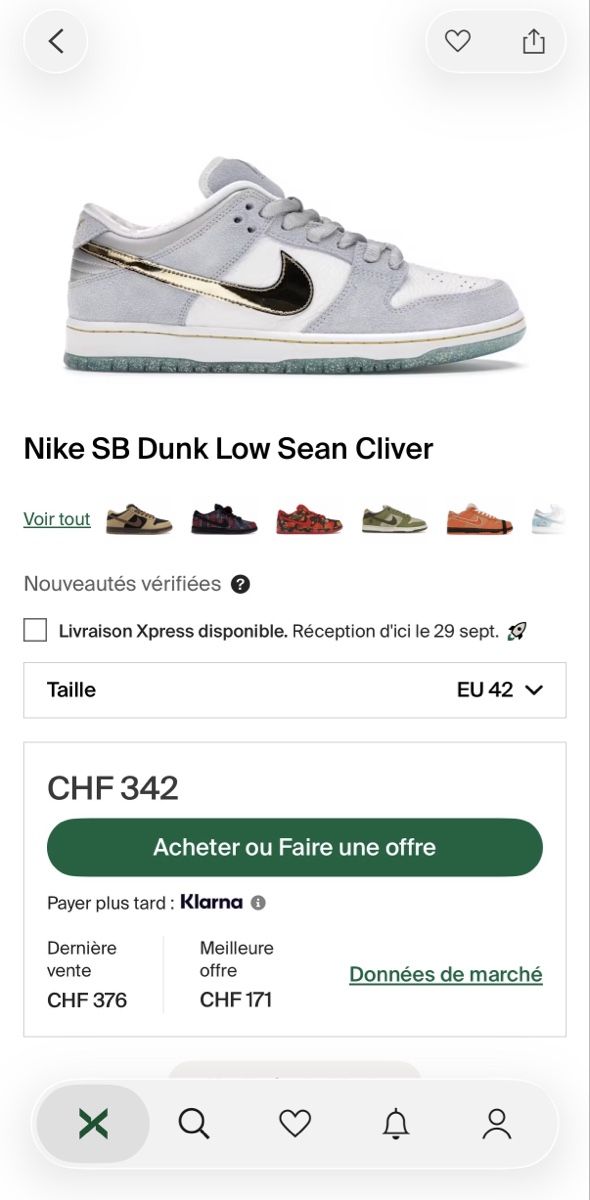Nike Herrenschuhe: Nike SB Dunk Low Sean Cliver  – Gebraucht aus Bulle von gre_v7rv 6