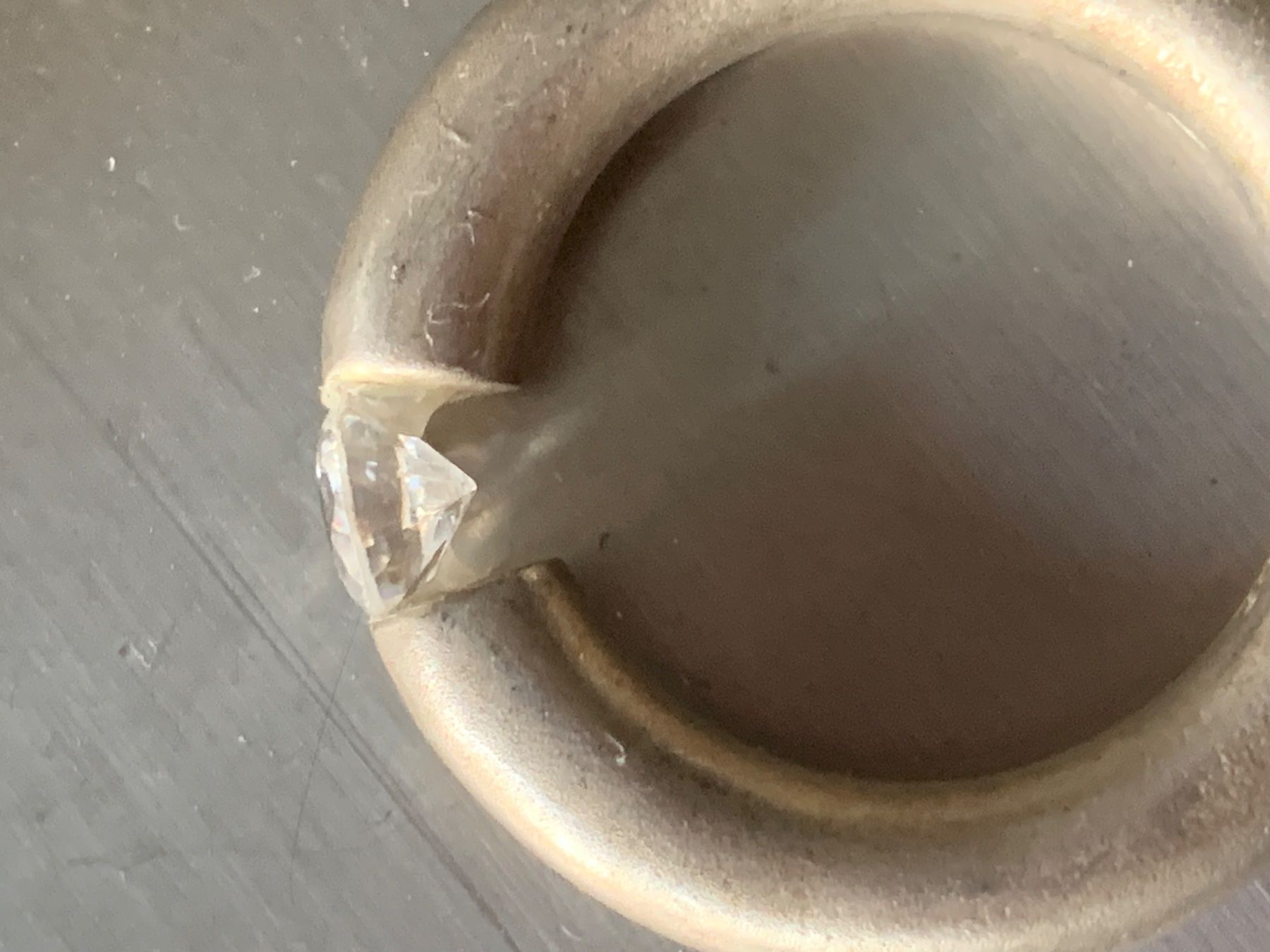 Anelli: Silberring UNI mit Diamantimitat (55) – Usato da Dittingen venduto da Bijoubelle 2