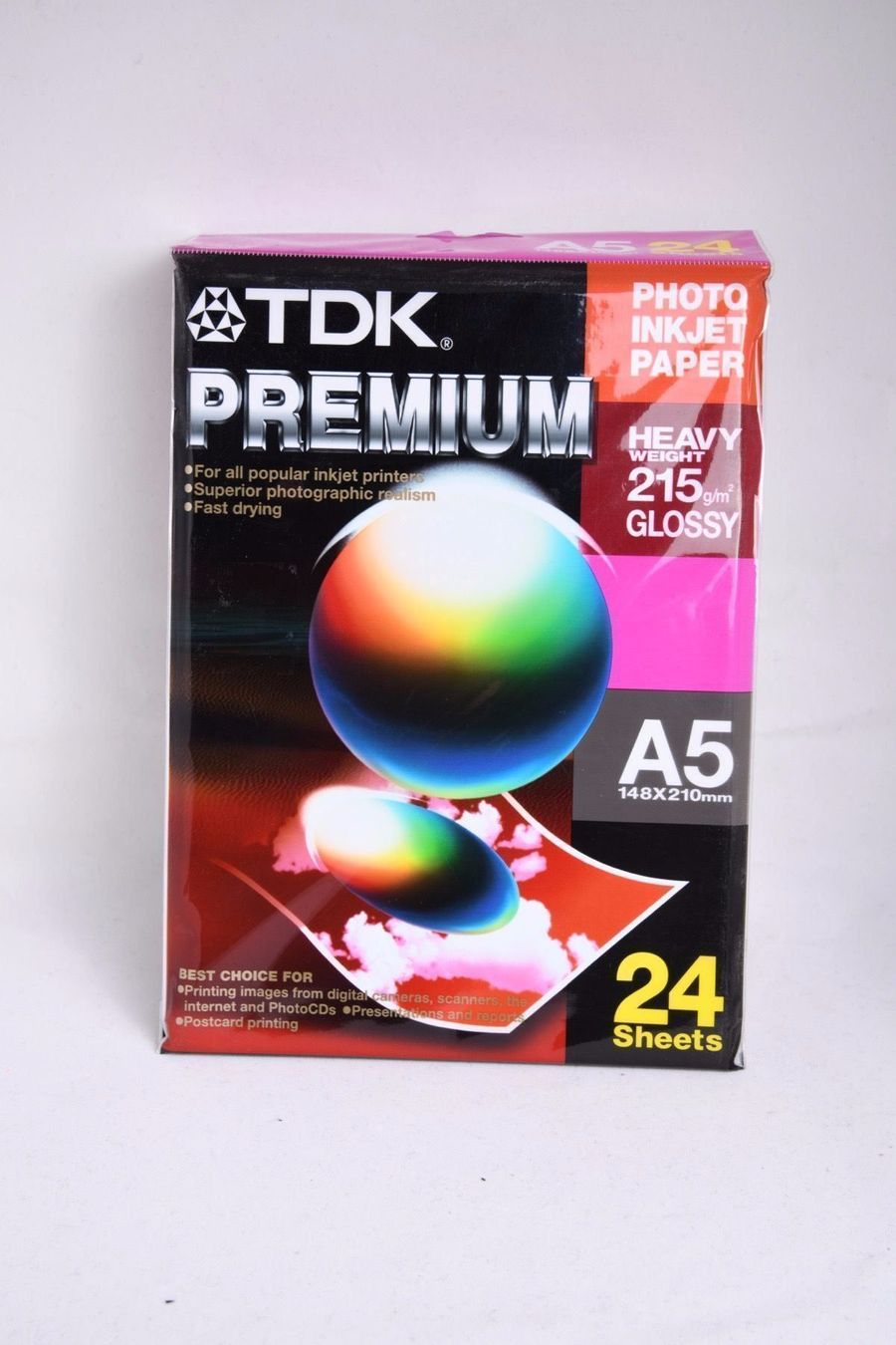 Make-up: 7x TDK Premium A5 - 24 Sheets Glossy – Usato da Bellinzona venduto da CarpiFotoSA 1