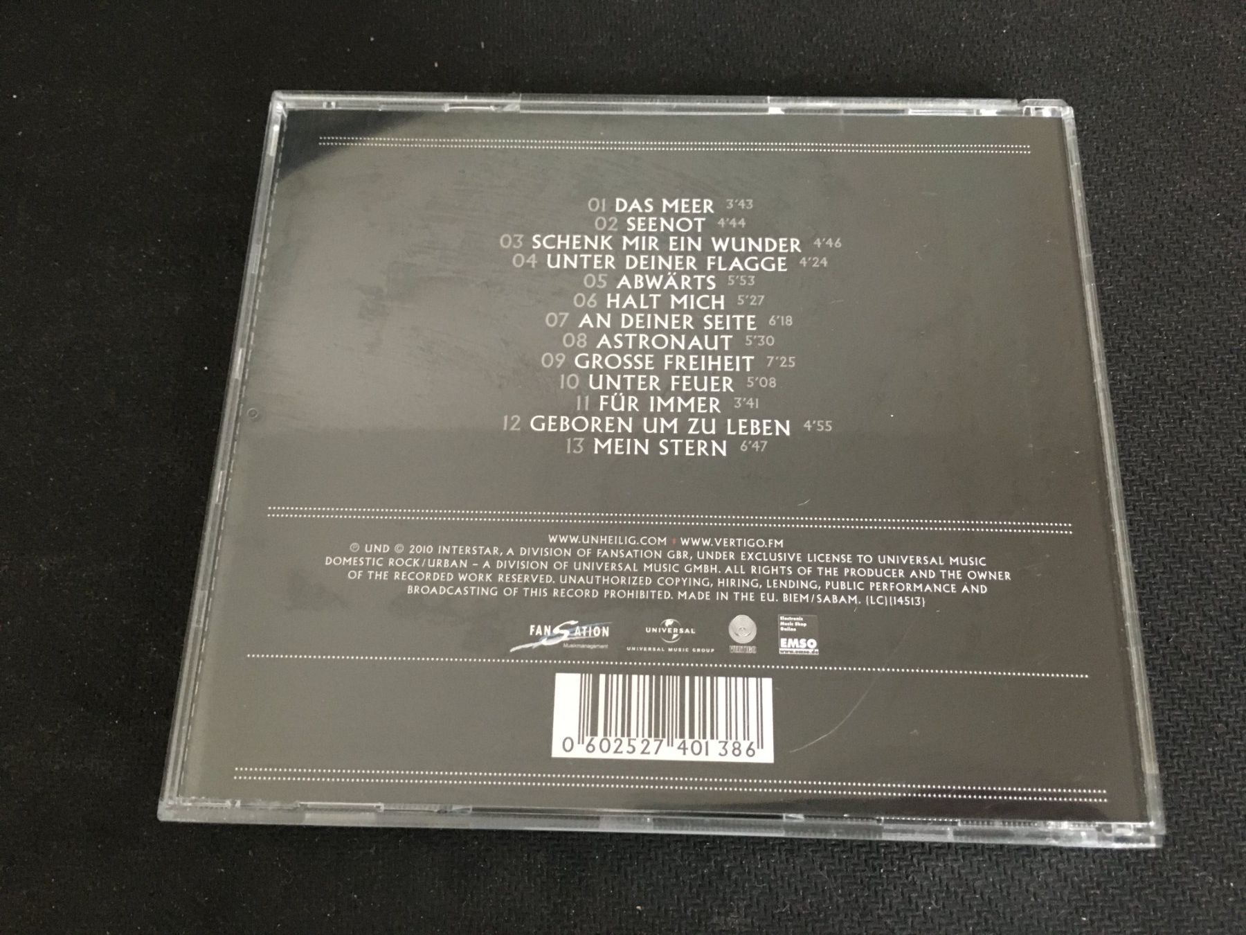 CD: Unheilig - Grosse Freiheit live -CD- – Usato da St.Gallen venduto da MedienJoe 2