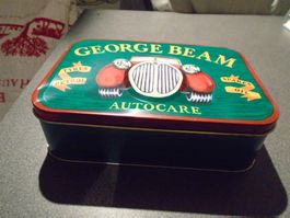 Blechdose George Beam Autocare, grün