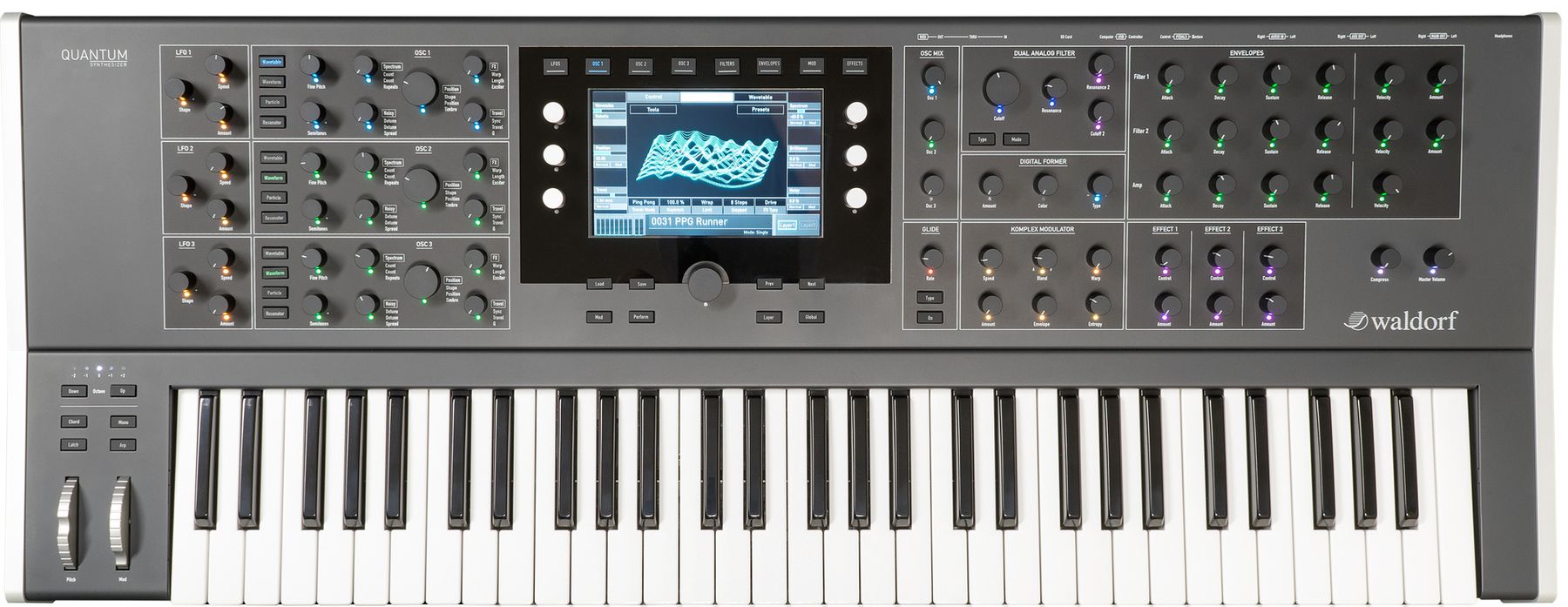 Waldorf Strumenti musicali: Waldorf Quantum Synthesizer – Nuovo e nell'imballaggio originale da Giebenach venduto da MusiX-Pro