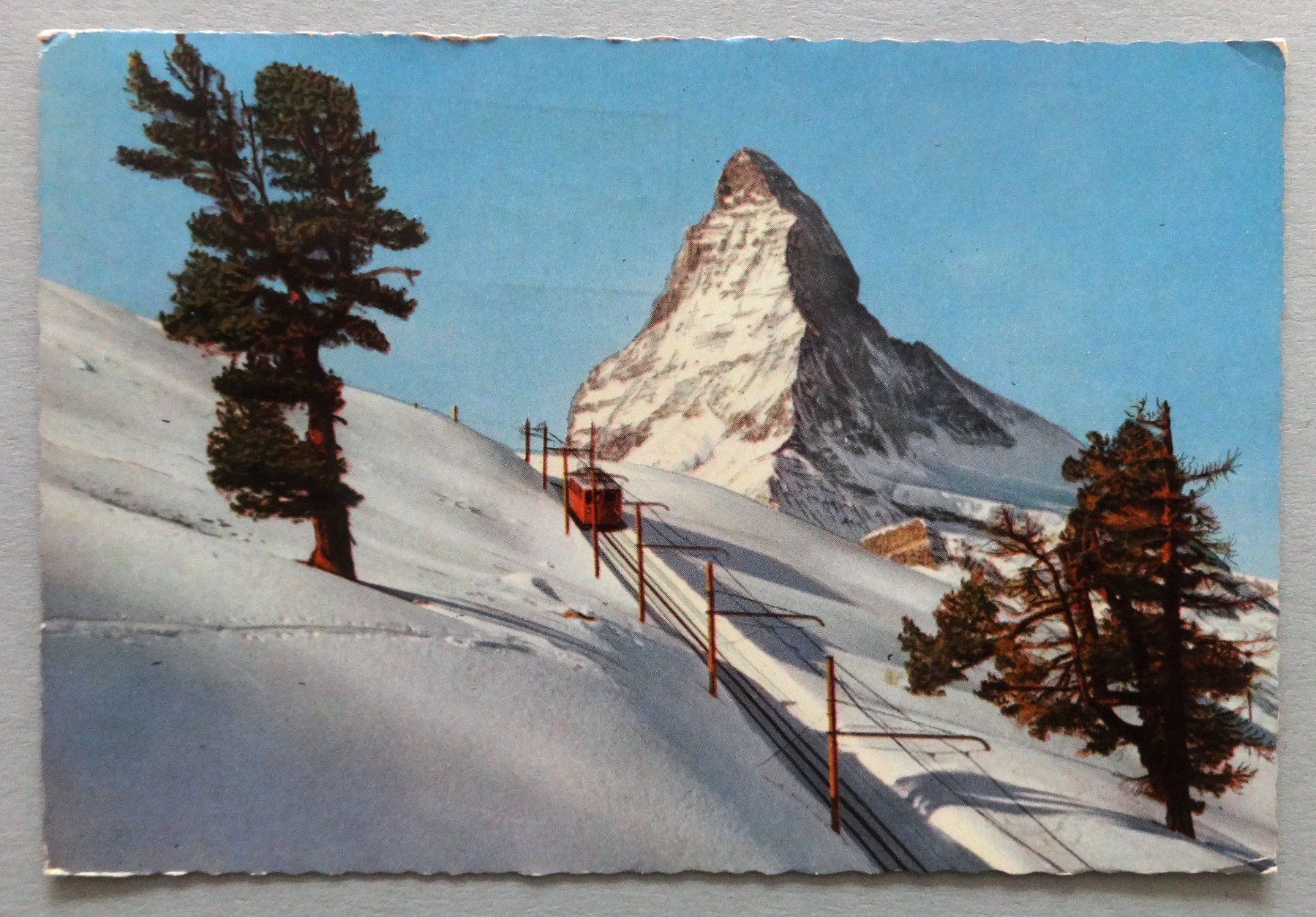Cartes postales: Zermatt - Gornergratbahn mit Matterhorn – D'occasion à Fétigny par Billy2miny
