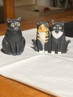 Figurines Chats Dept 56 Feller & Rena & Floy 3 pcs