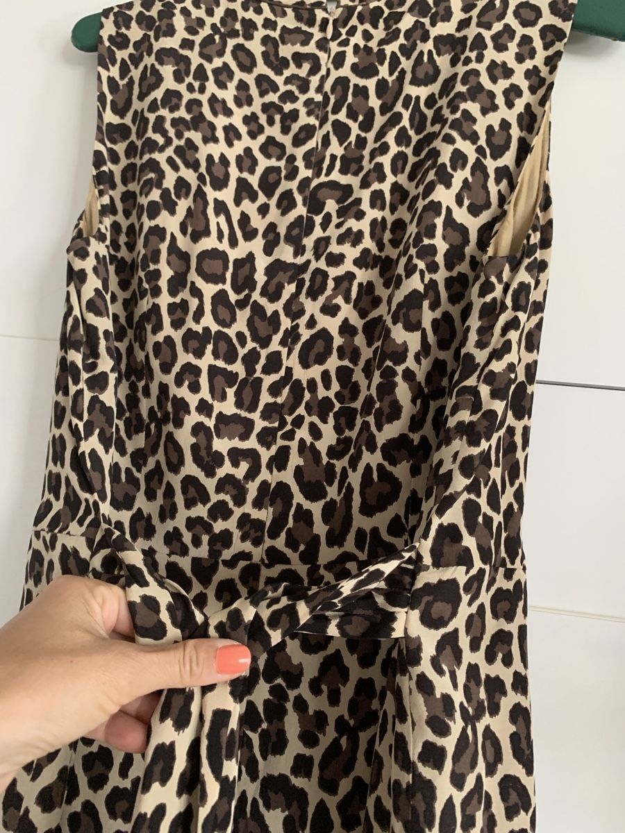 Vestiti: Gerard Darel seiden Kleid leopard – Usato da Zürich venduto da Nikuska32 6