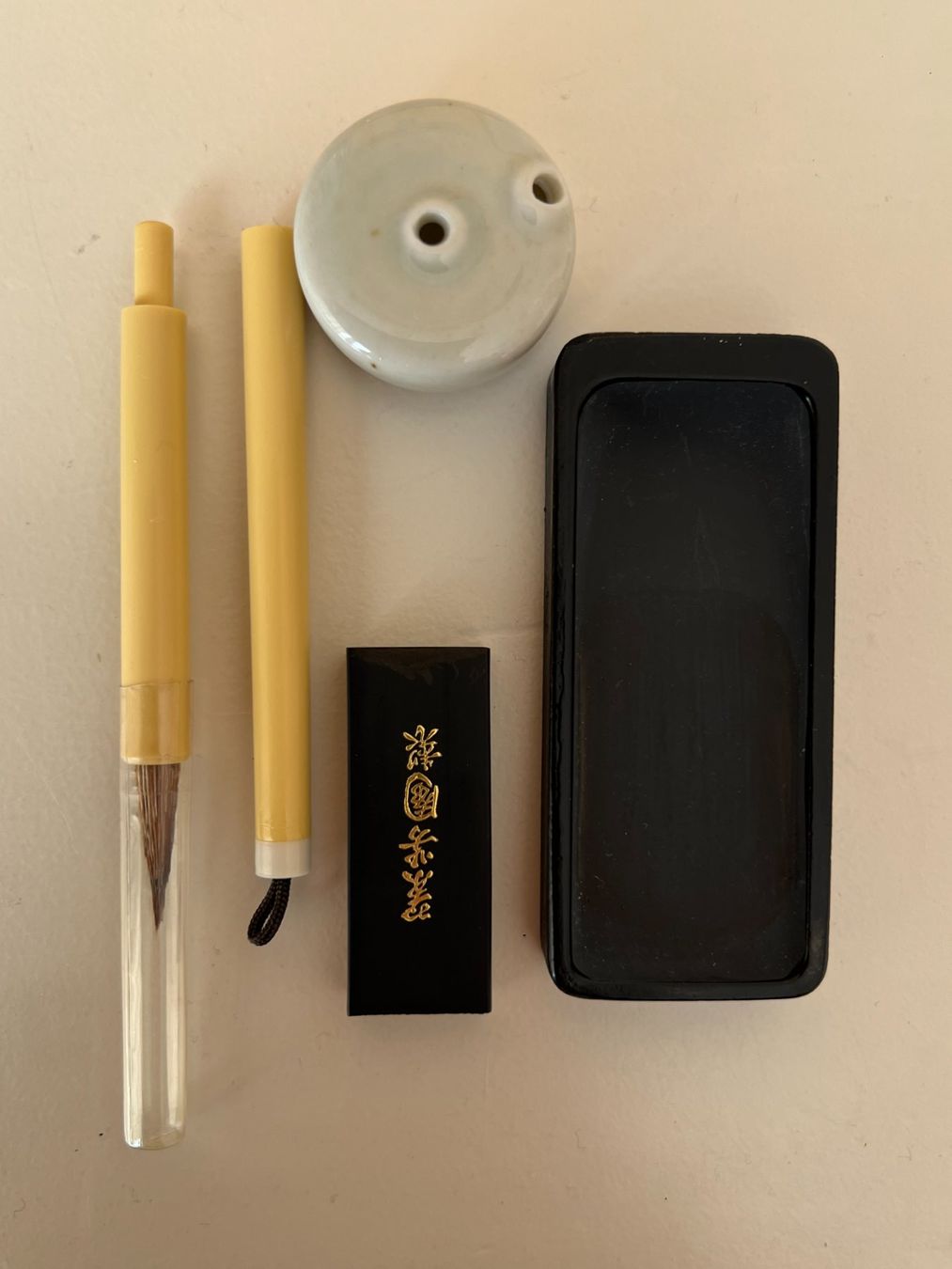 Pennelli: Japanisches Kalligrafie-Set – Nuovo e nell'imballaggio originale da Winterthur venduto da Green-Future 2