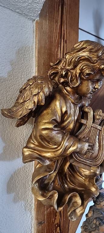 Skulpturen & Statuen: Grosser geschnitzter Engel aus Holz – Gebraucht aus Kaufdorf von Nati-Nati 4