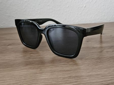 Retro Sonnenbrille, schwarz