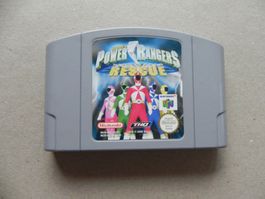 Nintendo 64 Game Power Rangers Rescue N64