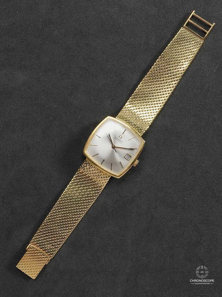 Omega Orologi: Omega DeVille 18k gold, ref. 162.025, 18k gold bracelet – Usato da Luzern venduto da ChronoScope6004 4