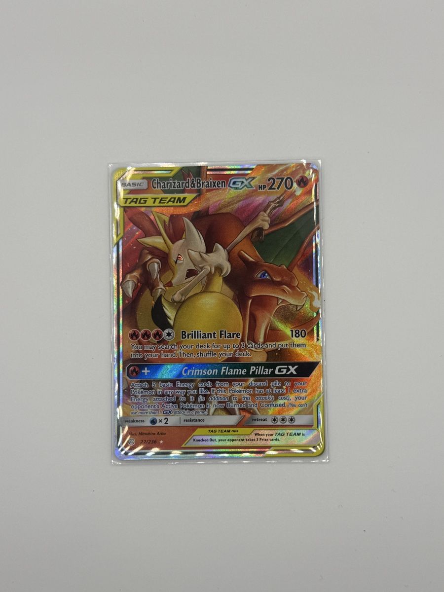 Cartoline: Charizard & Braixen GX Tag Team – Nuovo (secondo la descrizione) da Dietikon venduto da HIVE-Games