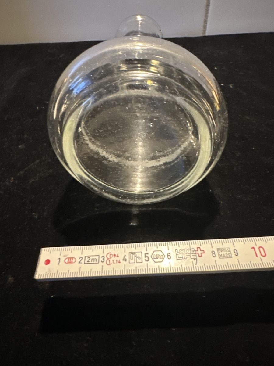 Glasi Hergiswil Caraffe: Antike Glas Karaffe 0.5 Liter,  Nw3, 1915 – Usato da Zürich venduto da Chaeffeler 5