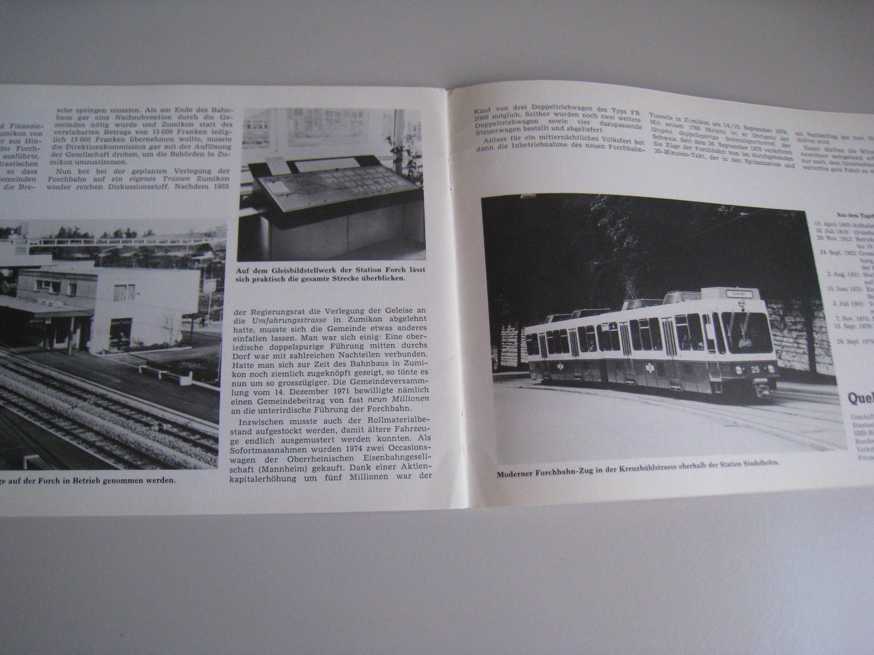 Riviste & Magazine: Aus den Annalen der Forchbahn, 1981 – Usato da Buchs ZH venduto da swiss-train 6