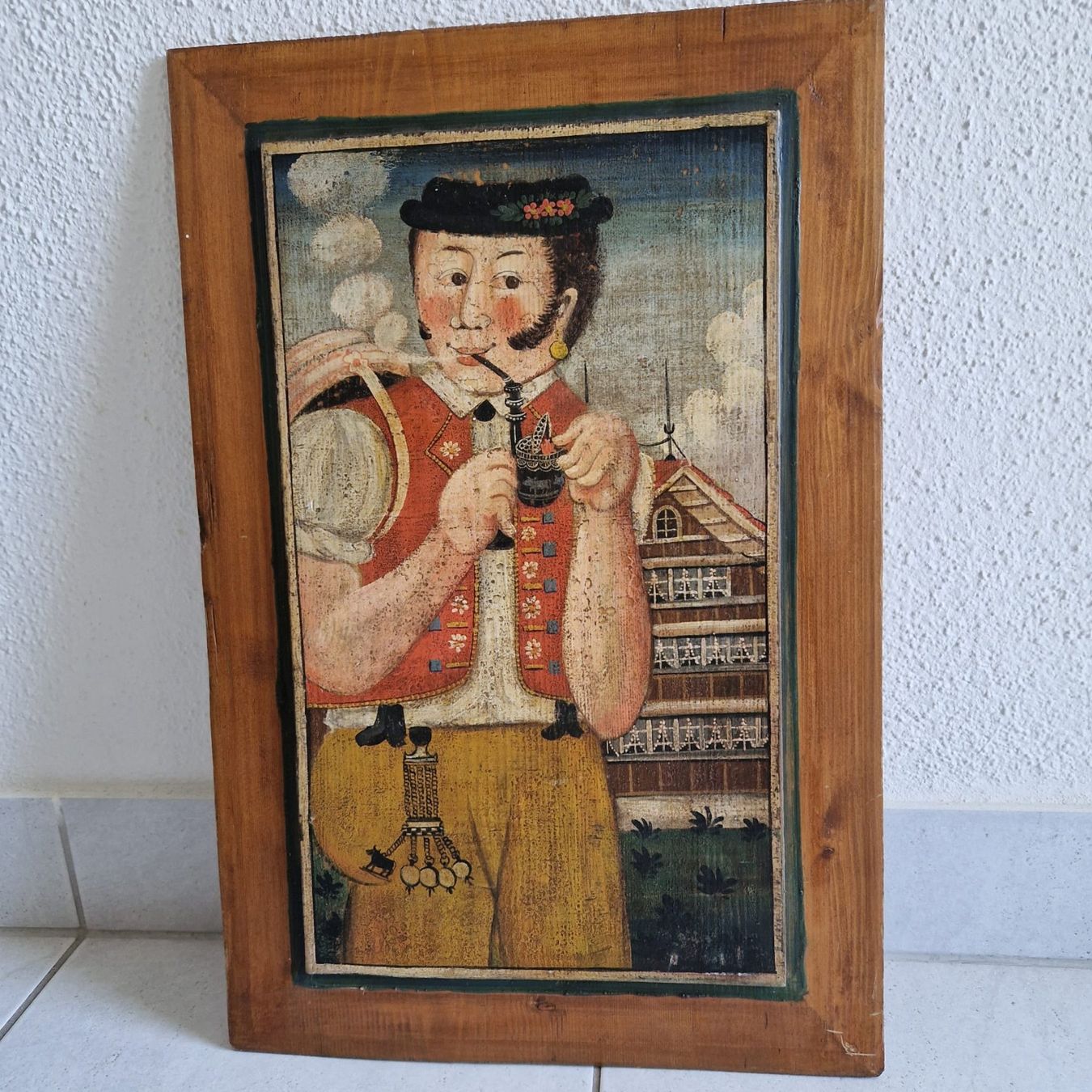 Dipinti: " Appenzeller "  Oel gemalt auf Holz – Usato da Zürich venduto da maximus46 1