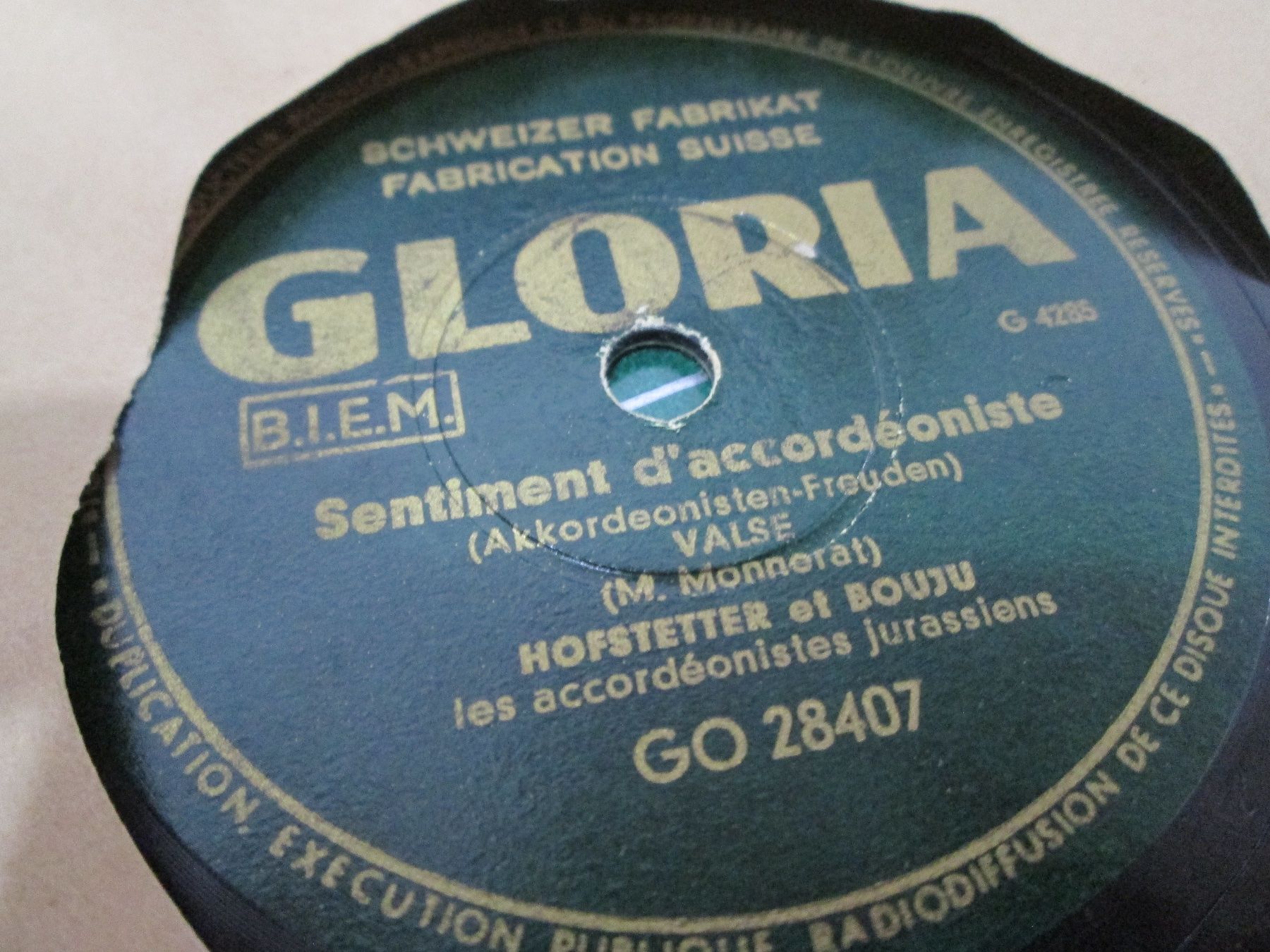 Schallplatten: DISQUES 78 TOURS – Gebraucht aus Lausanne von Leag