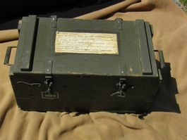 Schweizer Armee Munitionskiste / Holzkiste (Ref.03)