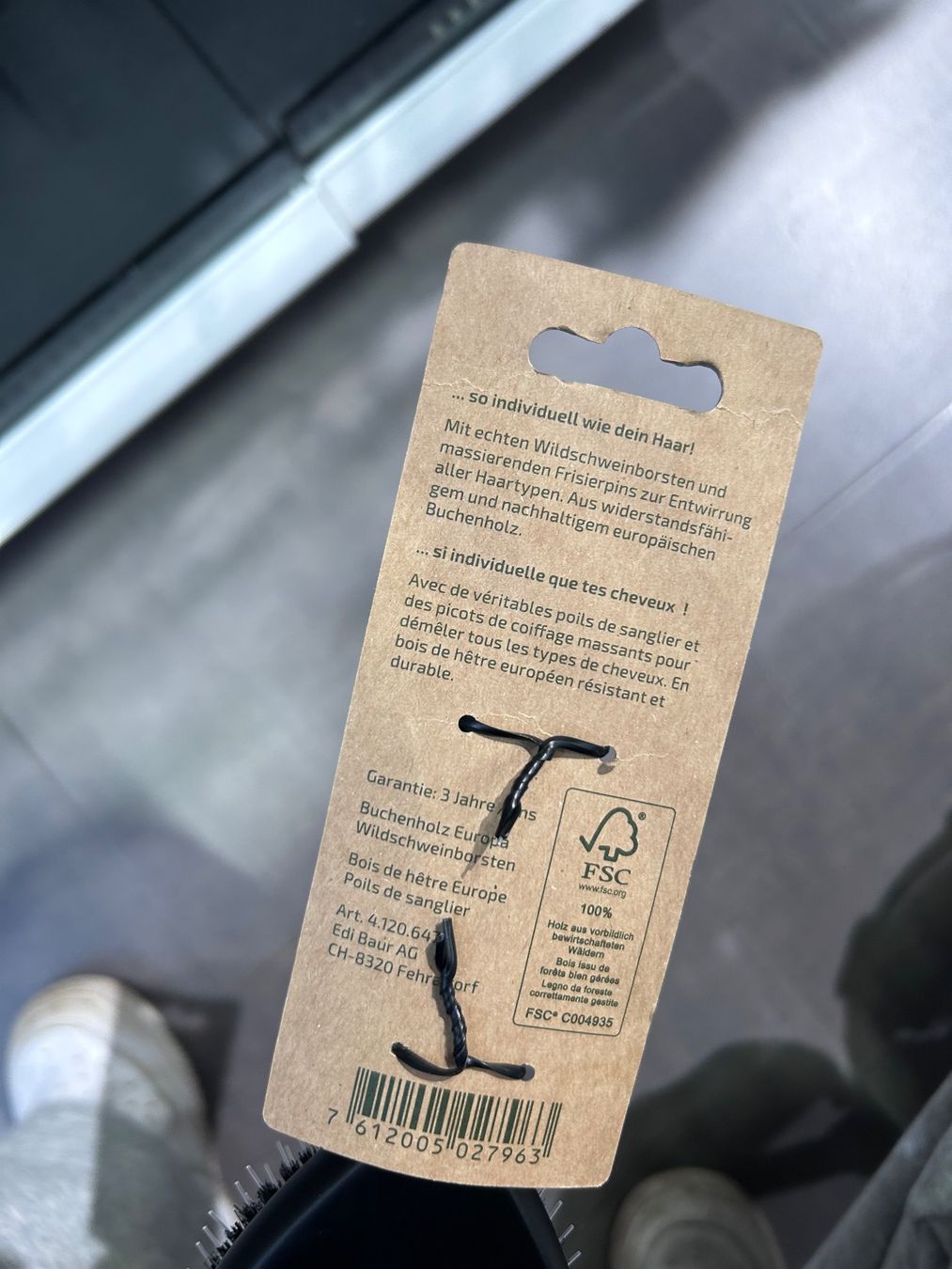Braun Autres soins des cheveux: Edi Baur Haarbürste – D'occasion à St. Gallen par look-twice 4
