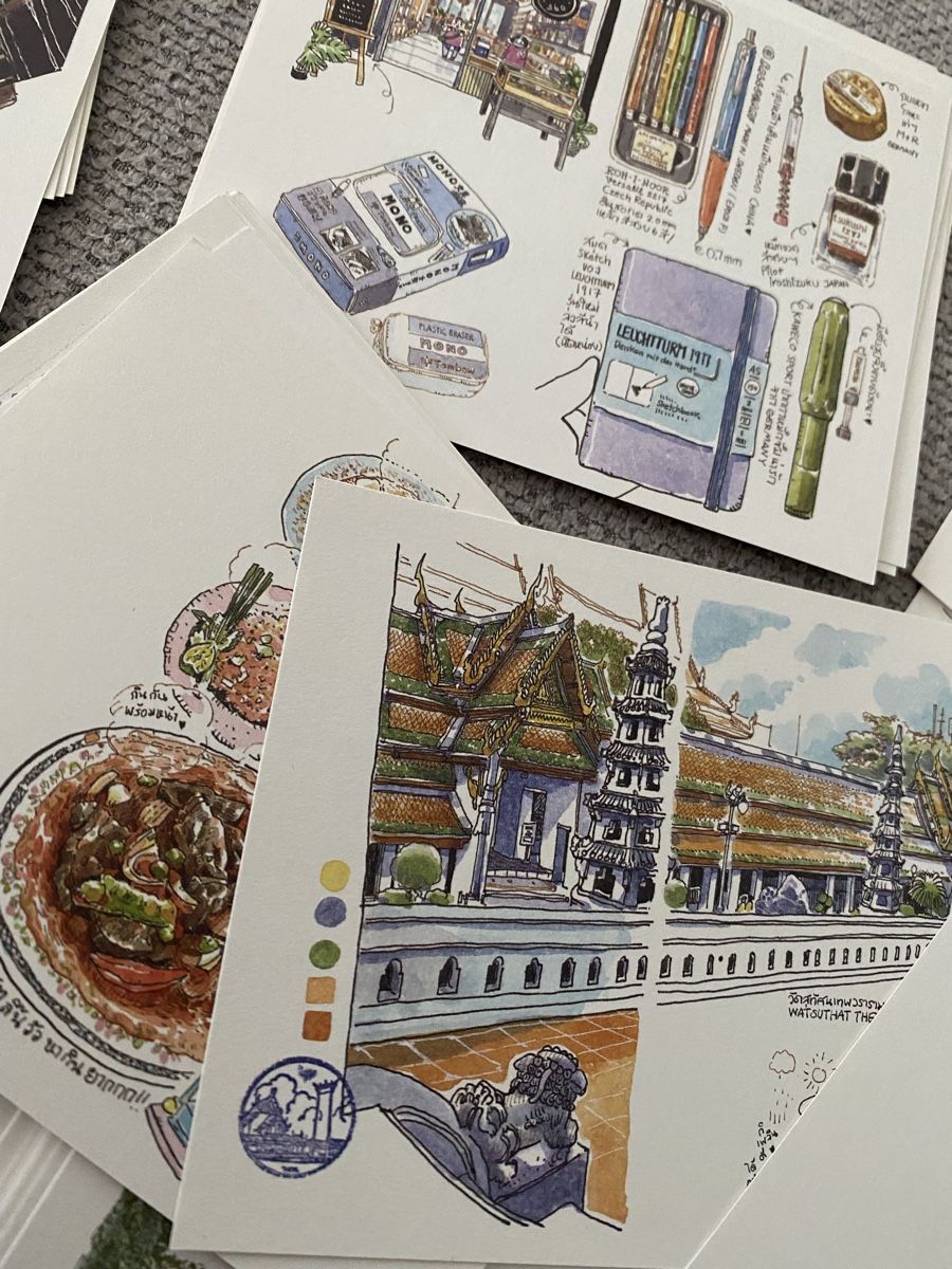 Kit bricolage: Bangkok Mini Journal Sketchbook – Nuovo (secondo la descrizione) da Möhlin venduto da ser_85rz 3