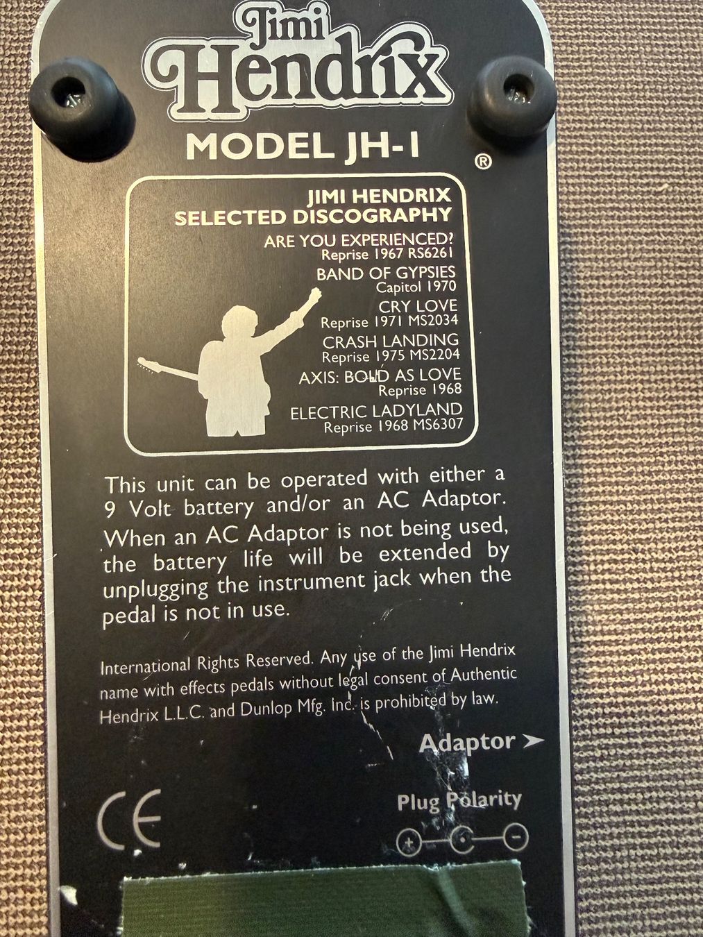 Strumenti musicali: Jimi Hendrix Wah JH-1 – Usato da Köniz venduto da cone_cry 2