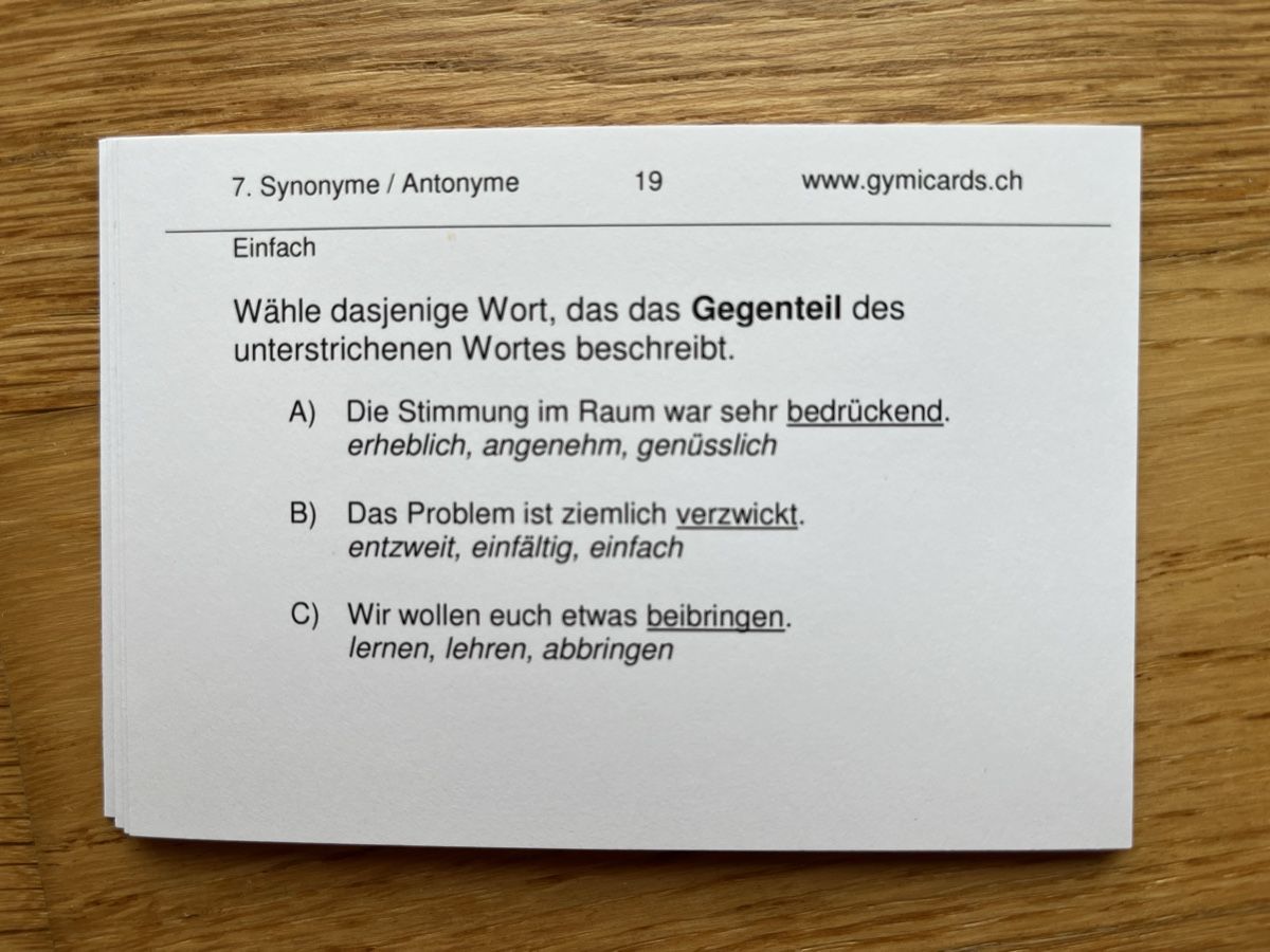 Libri: Gymicards Deutsch 6. Klasse – Usato da Zürich venduto da yeti044 8