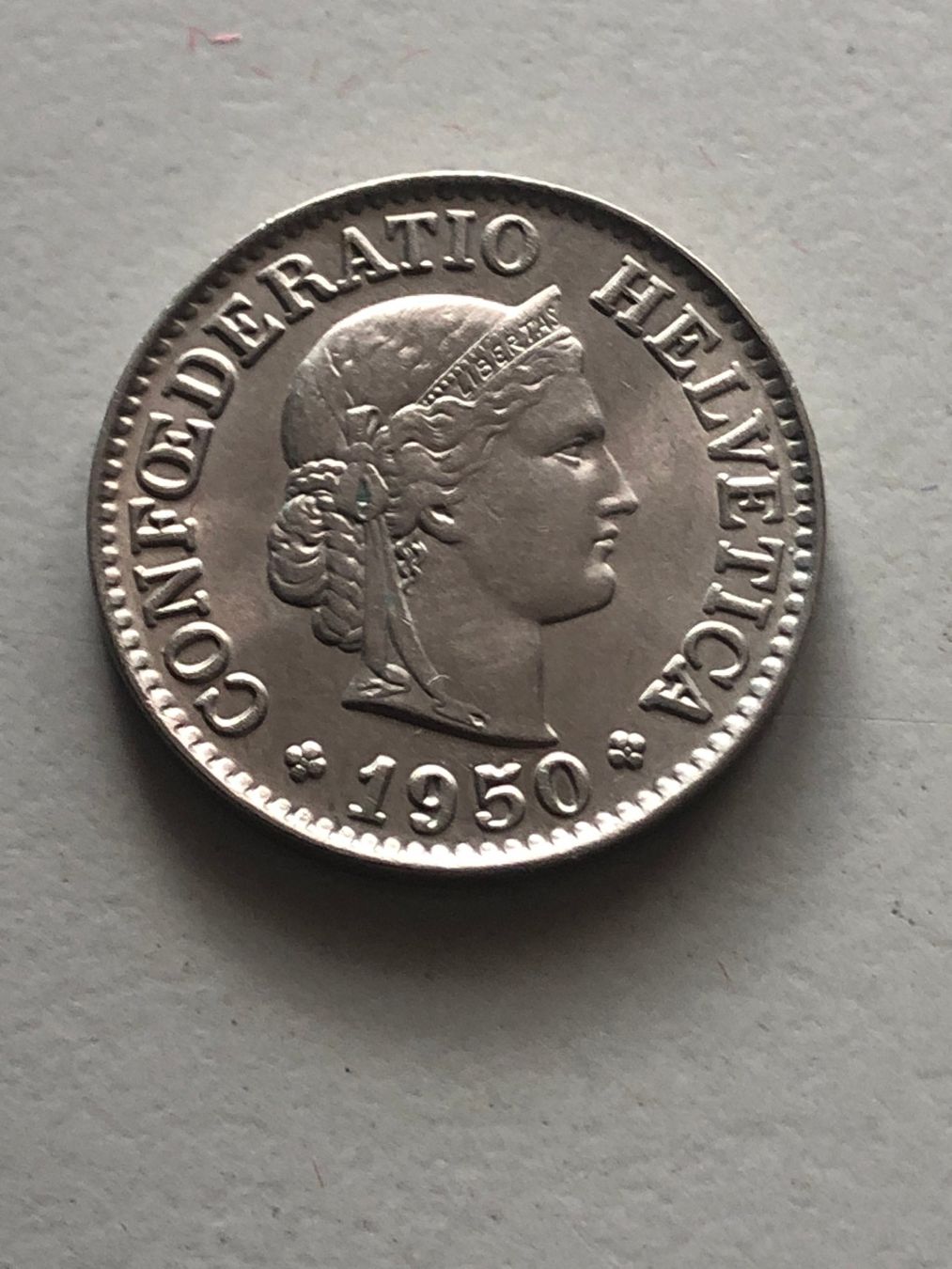 Tutti le monete: 10 Rp. 1950 Top – Usato da Schötz venduto da Odpa