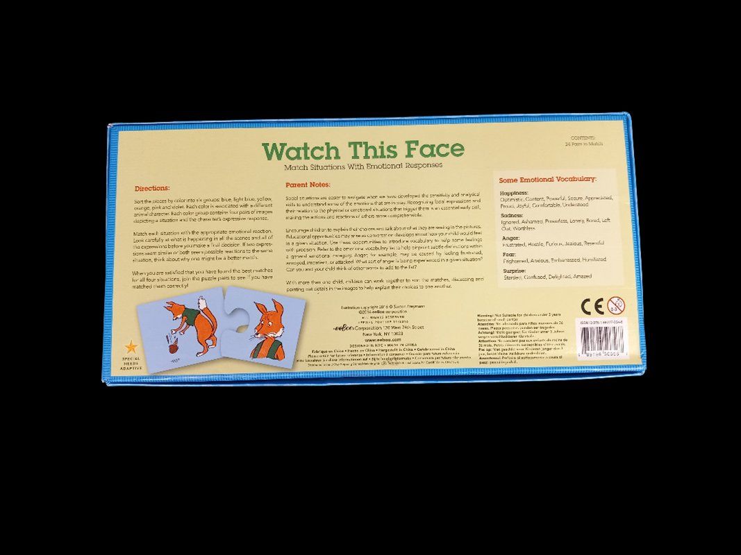 Jeux: EEBOO Watch This Face Puzzle – D'occasion à Hünenberg par Restwert_Zug 1