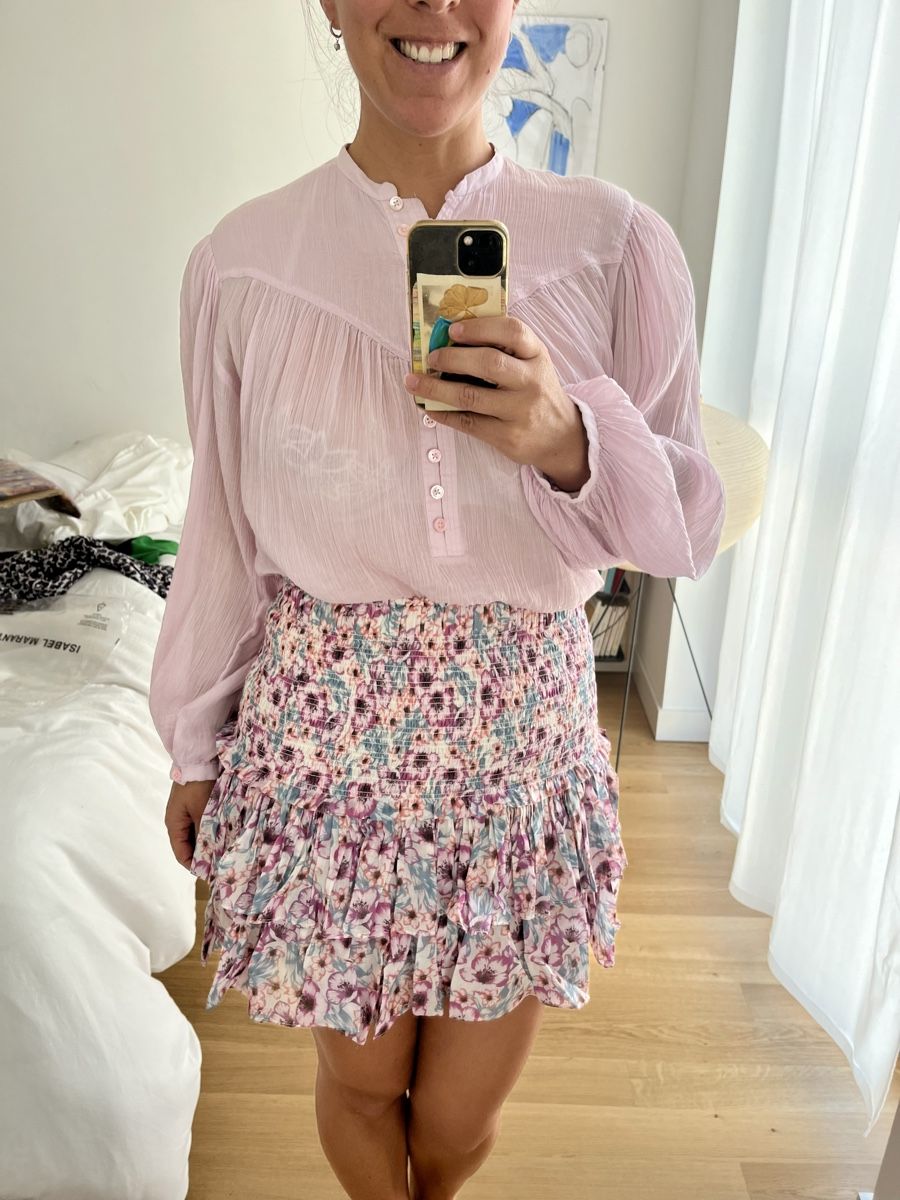 Isabel Marant Gonne: Mini jupe Naomi ISABEL MARANT ÉTOILE fleurs – Nuovo (secondo la descrizione) da Lausanne venduto da Lyalou17 3