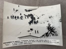 Lawinenunglück Dorfbach Davos  Pressefoto 13x18cm
