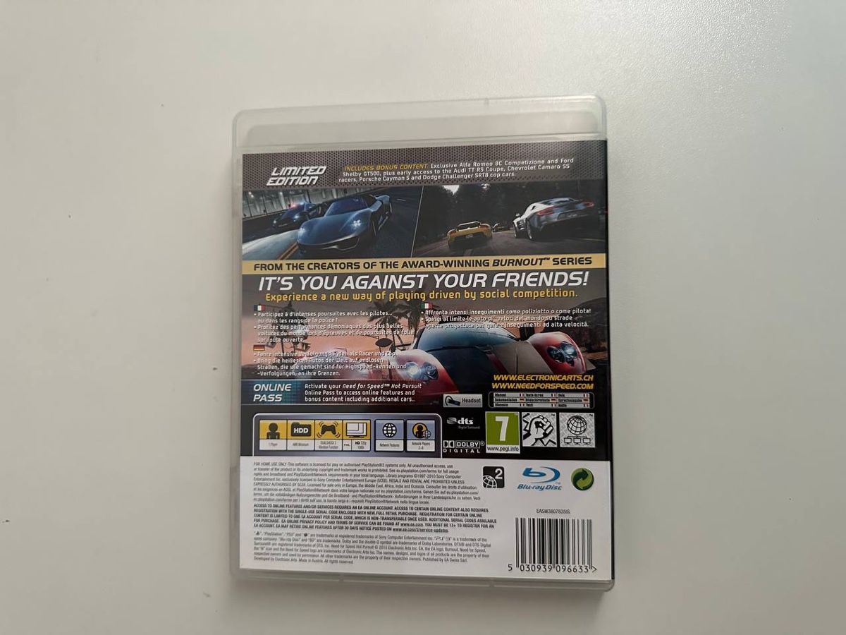 Giochi: Need for Speed: Hot Pursuit Limited Edition, PS3 – Usato da Couvet venduto da nay_prh5 2