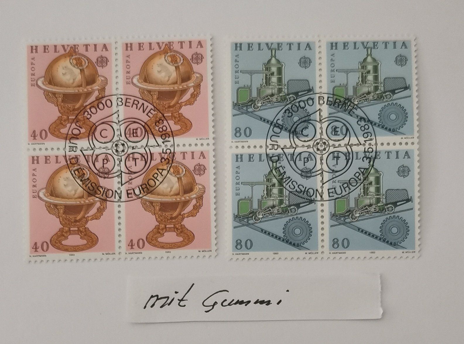 Tous les timbres: 1983 – Neuf (Voir description) à Aadorf par Chnorli-Furz