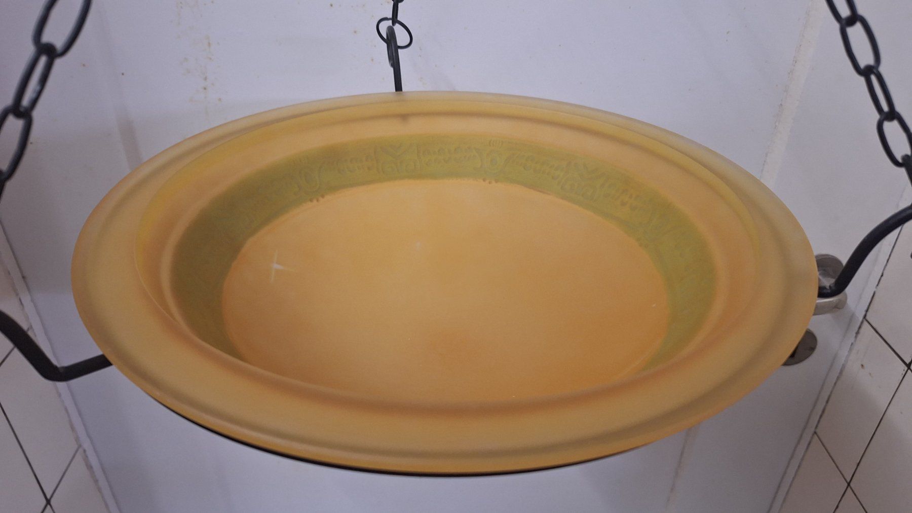 Ciotole: Hänge-Schüssel Glas mit Metallhalter – Usato da Arlesheim venduto da shopradl 4
