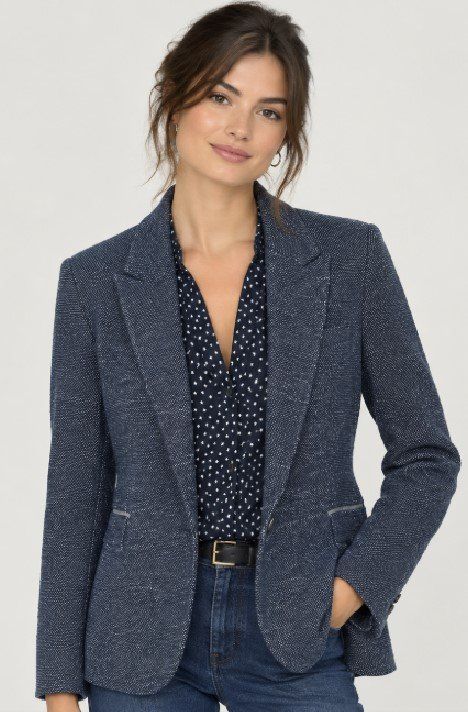 Zara Jacken: Blazer Zara Basic bleu gris taille M – Gebraucht aus Neuchatel von Annikika