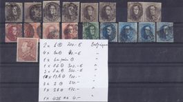 Belgique lot cote 1300.-