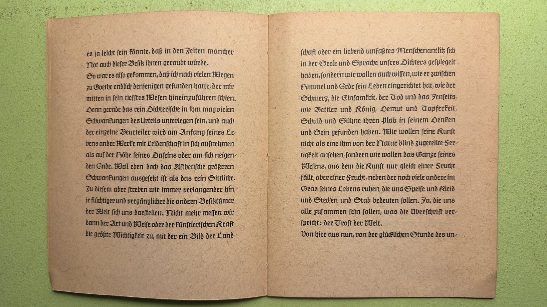 Libri: Ernst Wiechert: Vom Trost der Welt. – Usato da Zürich venduto da allp 2