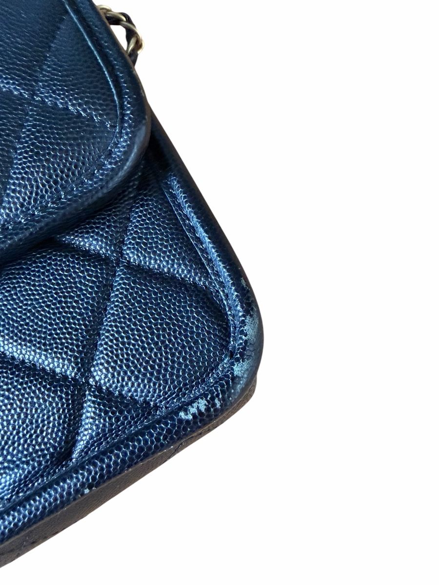 Chanel Borse da donna: Chanel Black Caviar 22K Top Handle Flap – Usato da Rüschlikon venduto da Wurmsibach 3