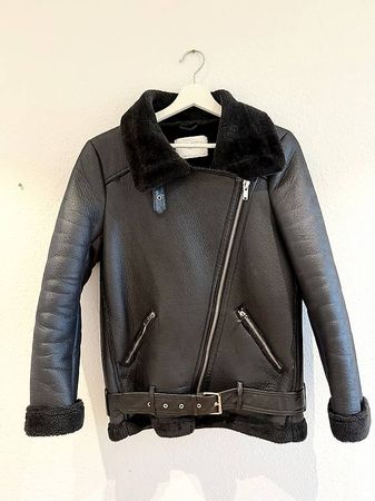 Zara Woman Aviator Jacke  Schwarz  Gr. XS