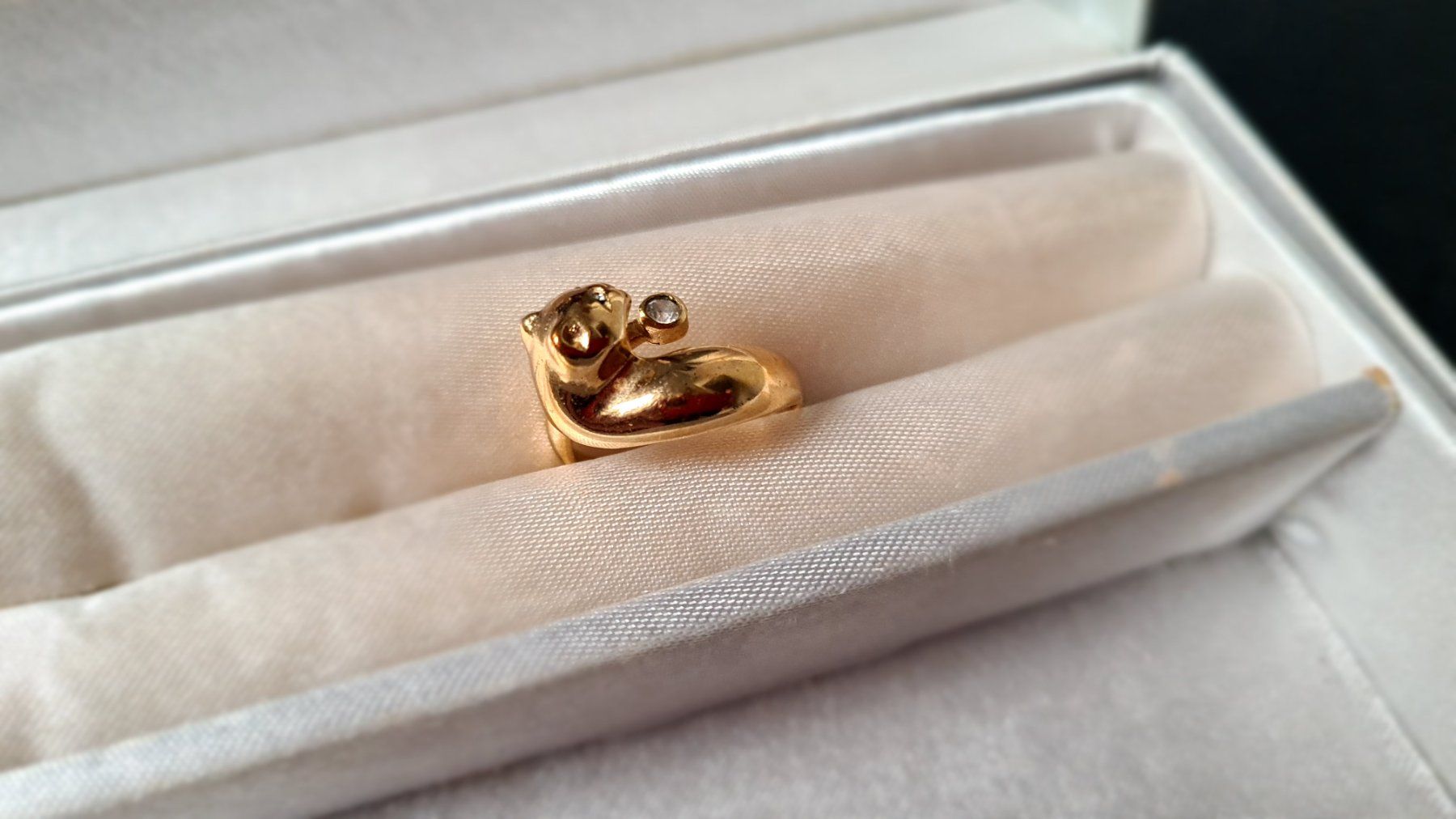 Anelli: Ring mit Katzenkopf – Usato da Frauenfeld venduto da Purzli 1