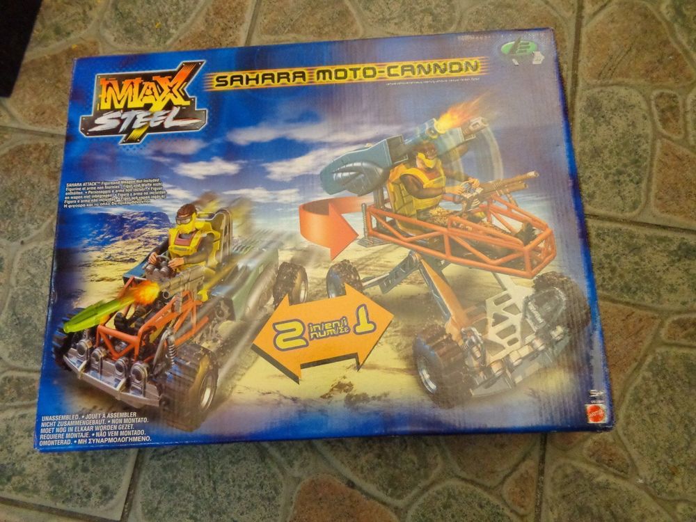 Arme Max Steel Sahara Attack 2001 - Échelle 1/6 - Accessoire Figurine - Marque Mattel - Occasion