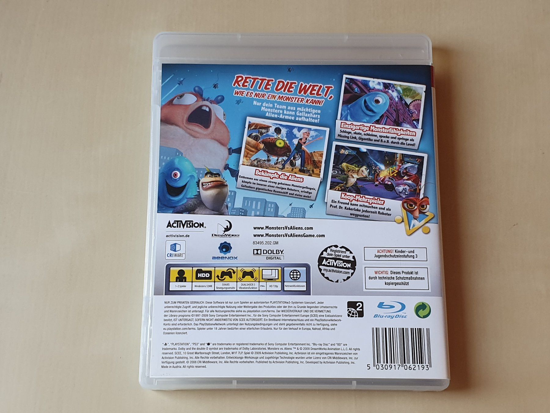 Sony Giochi: Monsters vs Aliens – Usato da Stansstad venduto da collectorsshop 1