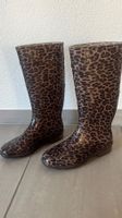Regenstiefel, Gummistiefel von G&G, Gr. 36, Leopardenmuster